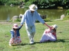 Huan and granddaughters